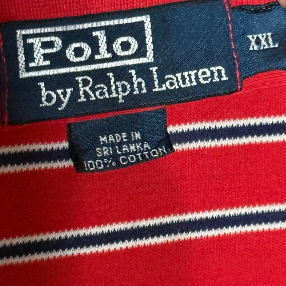 Polo Ralph Lauren men's XXL red polo shirt‎